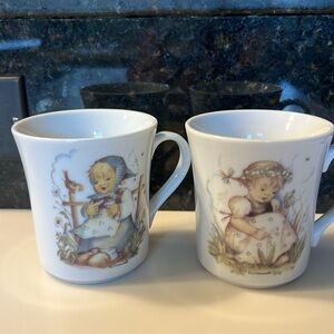 Hummel mugs - set of 2    lily of the valley and He Loves Me?